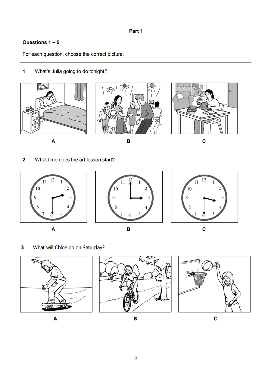 A2 Key for Schools 2020 sample tests Listening - question paper_01.jpg