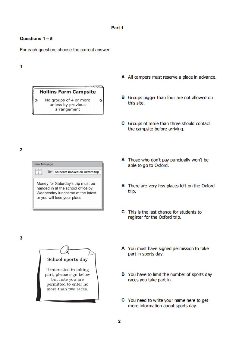 B1 Preliminary Schools 2020 sample tests Reading - QP_01.jpg